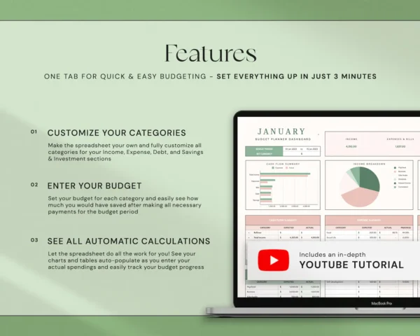 Simple Budget – Monthly & Weekly Budget Planner Template - Image 10
